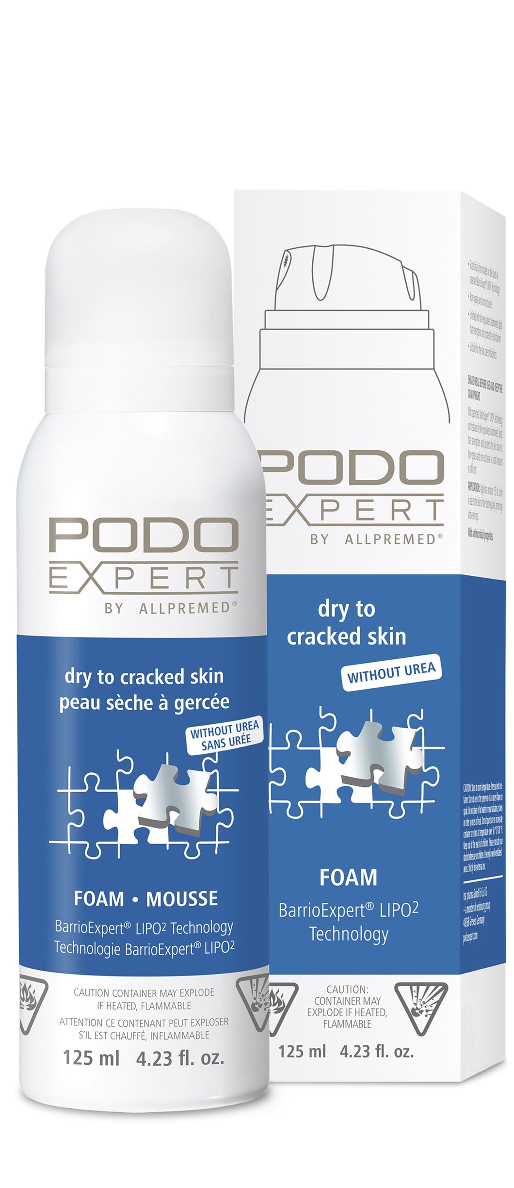 Repair Foam Cream | Dry to Cracked Skin (Urea-Free) | 125ML (half case | 15 bottles)
